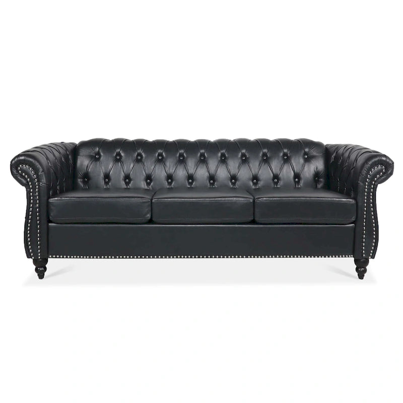 Canapés Naro Mid-Century 84 Modernes 3 Places Chesterfield par