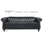 Canapés Naro Mid-Century 84 Modernes 3 Places Chesterfield par