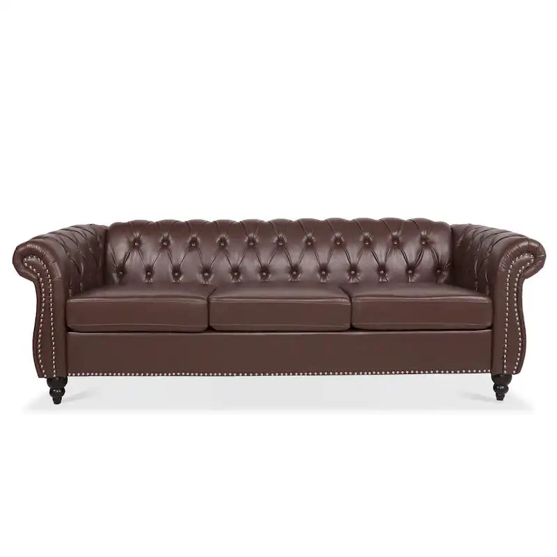 Canapés Naro Mid-Century 84 Modernes 3 Places Chesterfield par