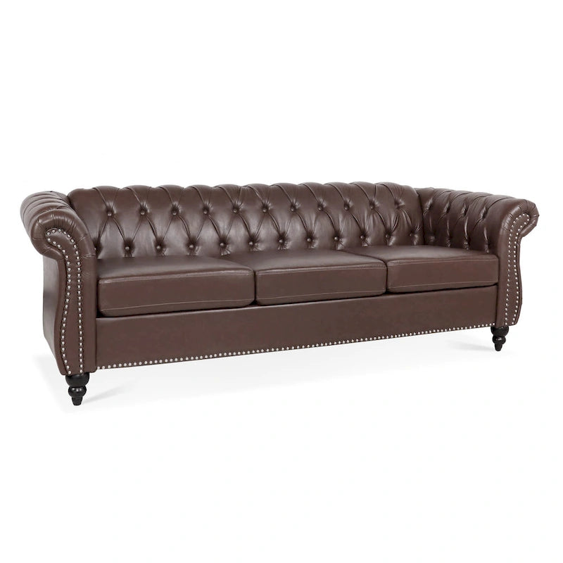 Canapés Naro Mid-Century 84 Modernes 3 Places Chesterfield par