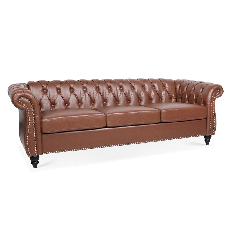 Canapés Naro Mid-Century 84 Modernes 3 Places Chesterfield par
