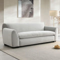 Canapé moderne style banc Corwin avec tissu certifié OEKO TEX