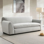 Canapé moderne style banc Corwin avec tissu certifié OEKO TEX