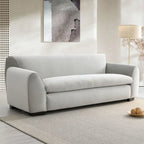 Canapé moderne style banc Corwin avec tissu certifié OEKO TEX