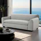Canapé moderne style banc Corwin avec tissu certifié OEKO TEX