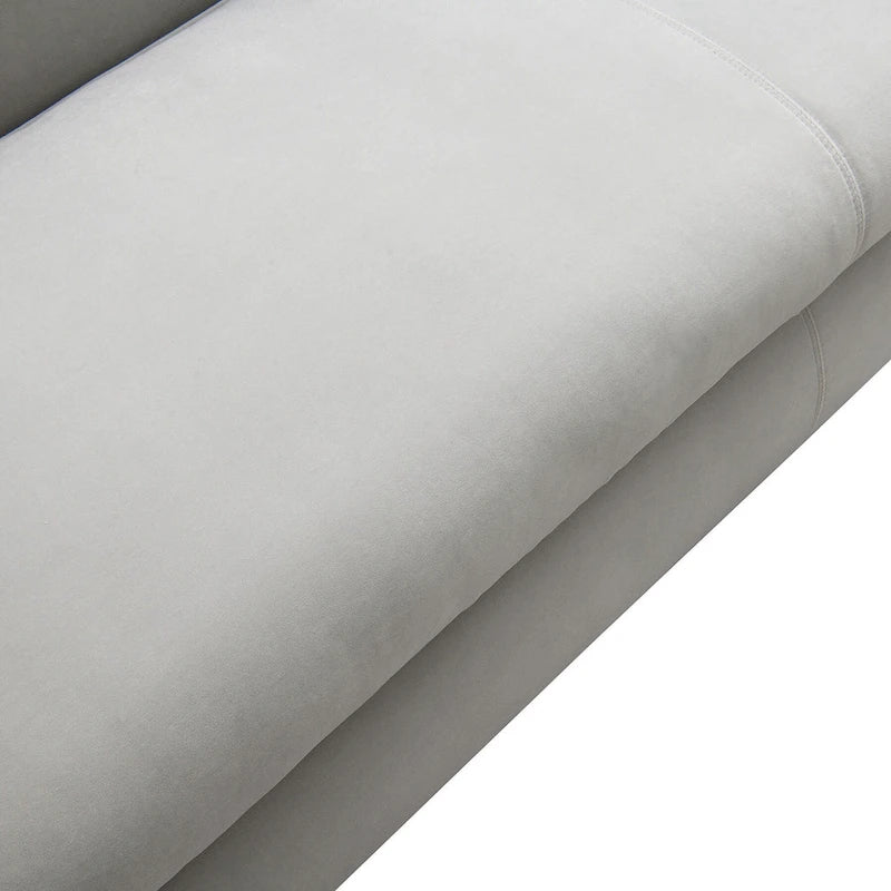 Canapé moderne style banc Corwin avec tissu certifié OEKO TEX