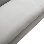 Canapé moderne style banc Corwin avec tissu certifié OEKO TEX
