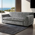 Canapé moderne style banc Corwin avec tissu certifié OEKO TEX