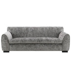 Canapé moderne style banc Corwin avec tissu certifié OEKO TEX