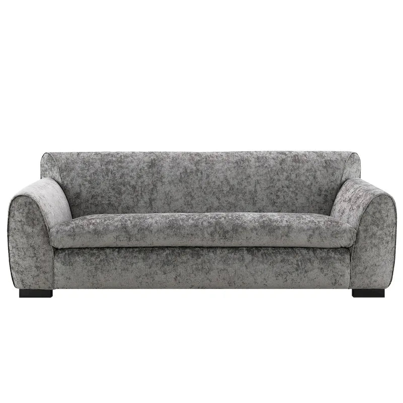 Canapé moderne style banc Corwin avec tissu certifié OEKO TEX