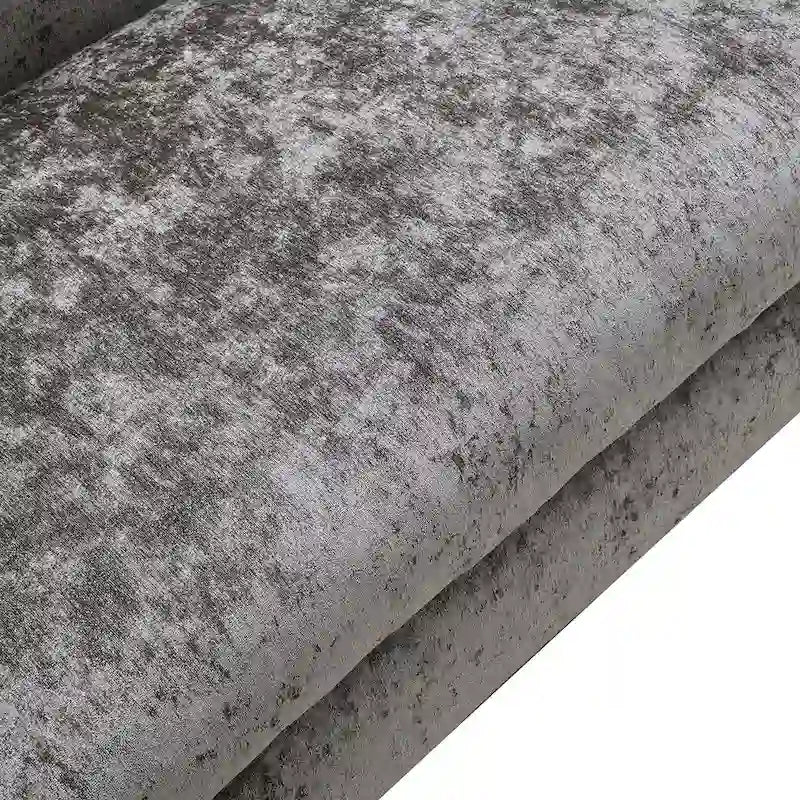 Canapé moderne style banc Corwin avec tissu certifié OEKO TEX
