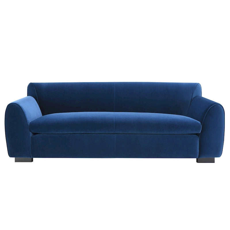 Canapé moderne style banc Corwin avec tissu certifié OEKO TEX
