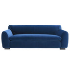 Canapé moderne style banc Corwin avec tissu certifié OEKO TEX
