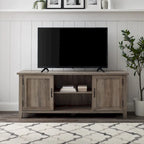 Meuble TV avec portes rainurées de 58 pouces Middlebrook Wind Gap