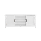 Meuble TV avec portes rainurées de 58 pouces Middlebrook Wind Gap