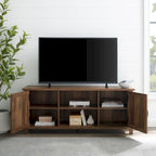 Meuble TV avec portes rainurées de 58 pouces Middlebrook Wind Gap