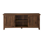 Meuble TV avec portes rainurées de 58 pouces Middlebrook Wind Gap