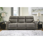 Signature Design by   Starbot Gray 3-Piece Power Reclining Sofa - 101W x 42D x 42H