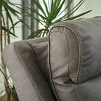 Signature Design par Starbot Gray Canapé inclinable électrique 3 places - 101L x 42P x 42H
