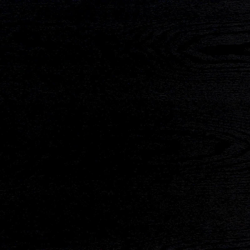 Table basse noire cannelée avec tiroir – Un seul niveau, pour une personne