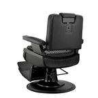 Fauteuil de Barbier Inclinable SHERMAN Robuste, Noir