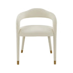 Chaise de salle à manger en velours Lucia