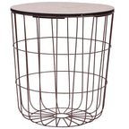 vidaXL Coffee Table Copper  15.6 MDF