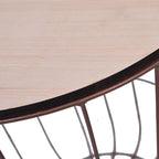 vidaXL Table basse cuivre 15,6 MDF