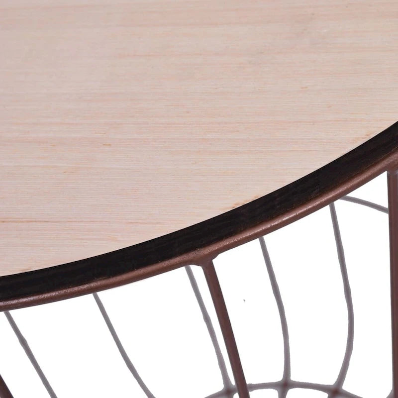 vidaXL Table basse cuivre 15,6 MDF