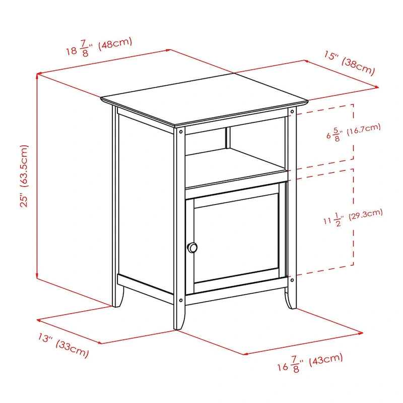 Table d'appoint et table de chevet Henry