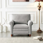 Canapé capitonné avec rangement | Beige et gris | 1/2/3 places