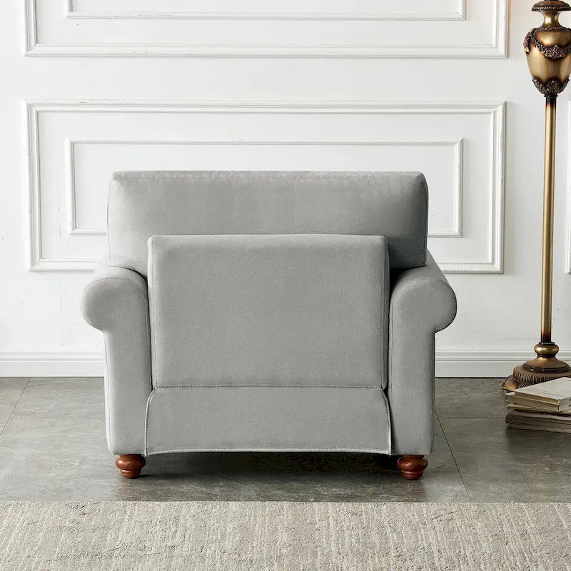 Canapé capitonné avec rangement | Beige et gris | 1/2/3 places