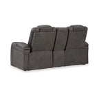 Causeuse inclinable motorisée avec console Signature Design by Fyne-Dyme - 74 po L x 43 po P x 43 po H