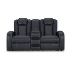 Causeuse inclinable motorisée avec console Signature Design by Fyne-Dyme - 74 po L x 43 po P x 43 po H