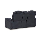 Causeuse inclinable motorisée avec console Signature Design by Fyne-Dyme - 74 po L x 43 po P x 43 po H