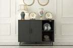 Kitchen Sideboard with 2 Door 2 Shelves - 15D x 41.7W x 32.6H