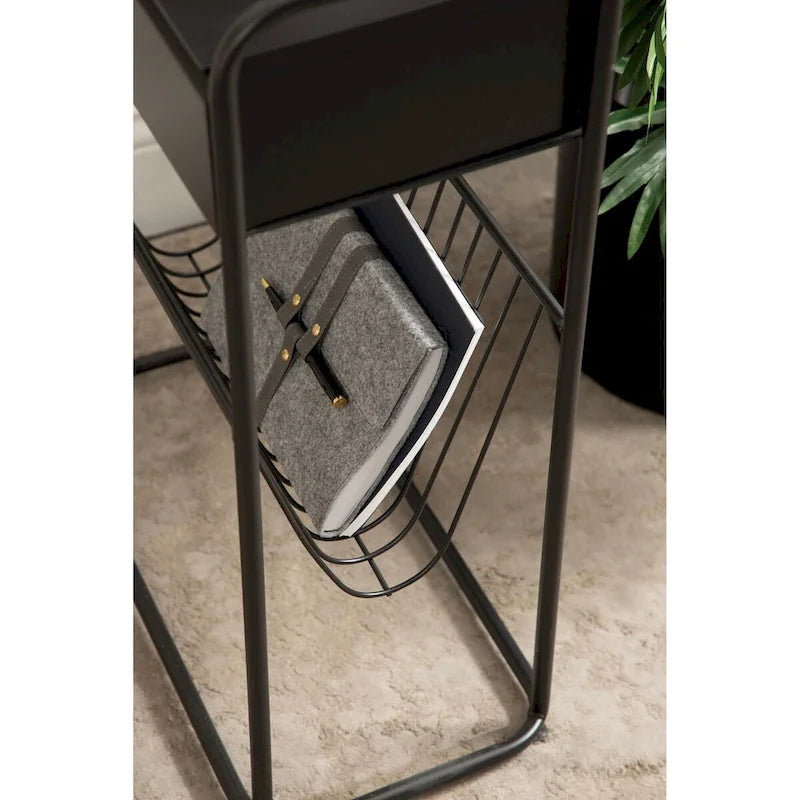 Table d'appoint étroite Kura - 19x9x26