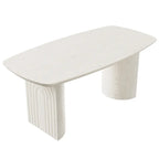 Table de salle à manger d'appoint grande en bois Clihome